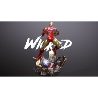 File in 3D Iron Man And The Shield - Marvel