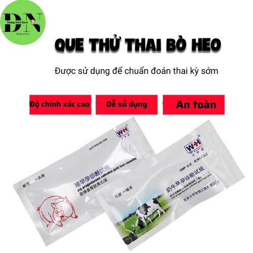 Que thử thai cho bò/heo độ chính xác cao