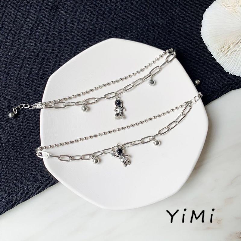 【Yimi.Vn】Vòng Tay Cặp Đôi Hình Phi Hành Gia/Ngôi Sao Dễ Thương Làm Quà Tặng Cho Bạn Gái
