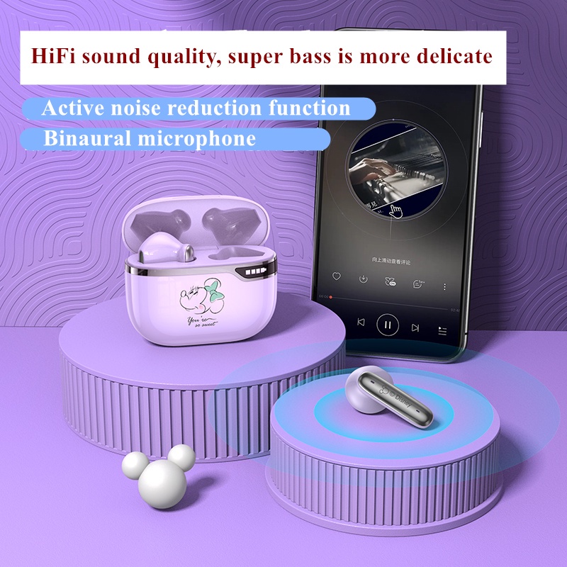 Tai Nghe Bluetooth 5.0 Không Dây D28 Chống Ồn