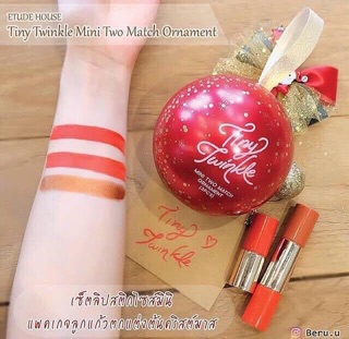 Set 3 son Etude house Tiny Twinkle Mini Two Match Ornament
