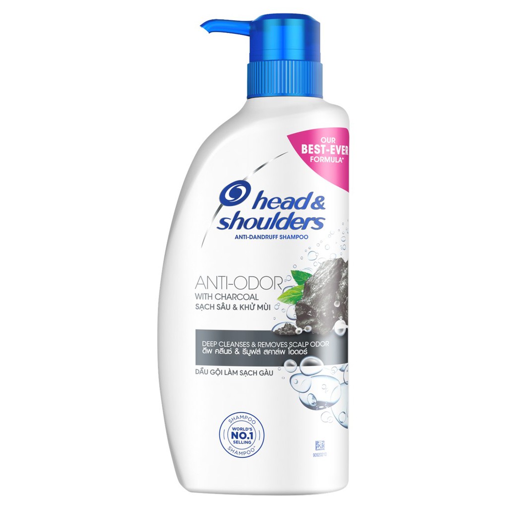 Dầu gội Head&Shoulders Than Đen Hoạt Tính Làm Sạch sâu & Khử mùi 625ml | BigBuy360 - bigbuy360.vn