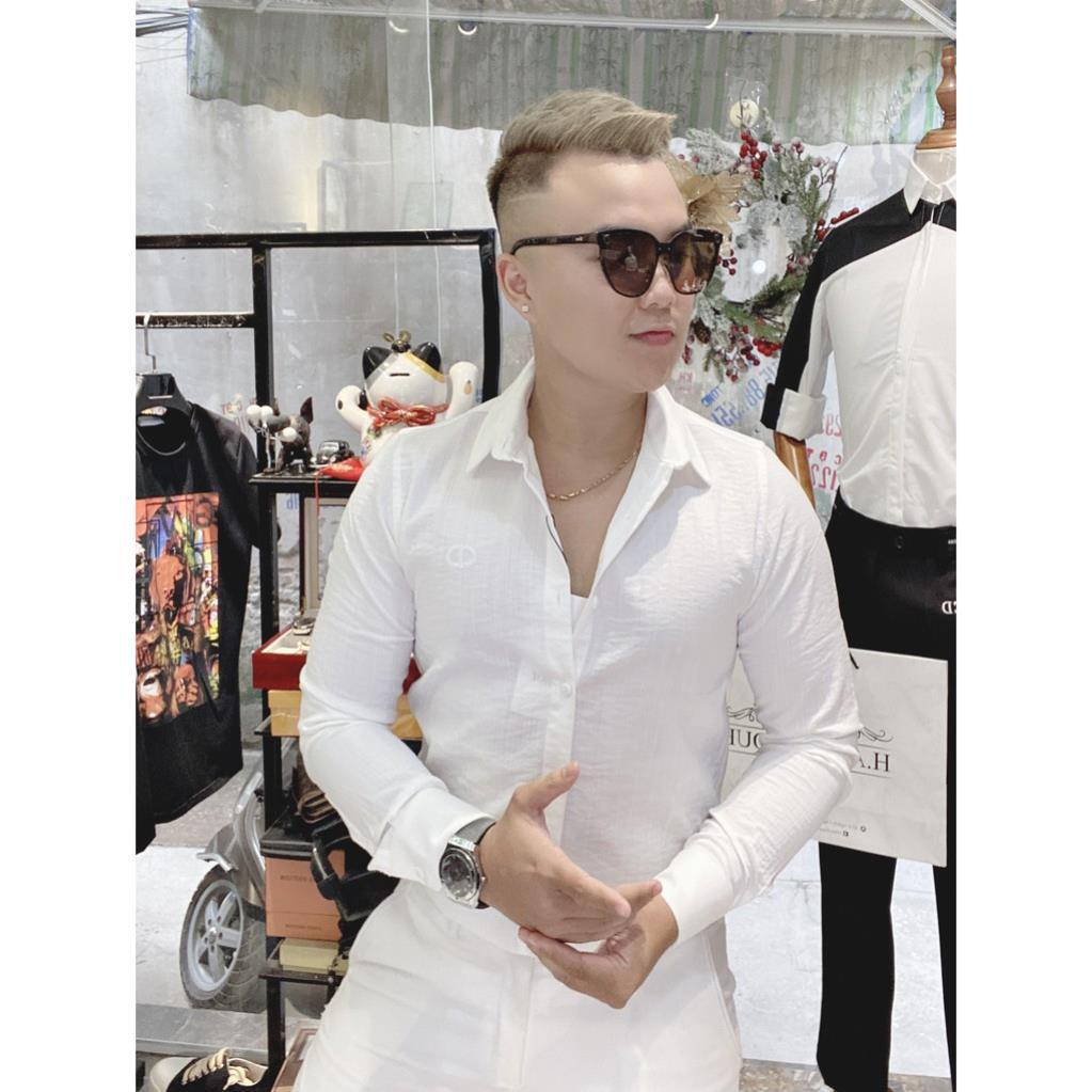 Áo sơ mi nam dài tay chất đũi siêu mát 3 màu dáng hàn quốc linen xước MS-02 | BigBuy360 - bigbuy360.vn