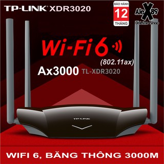🔥10.10🔥TPLink XDR3020 AX3000 Thiết Bị Phát Wifi Thế Hệ 6 Băng Thông 3000M - Bảo Hành 12 Tháng