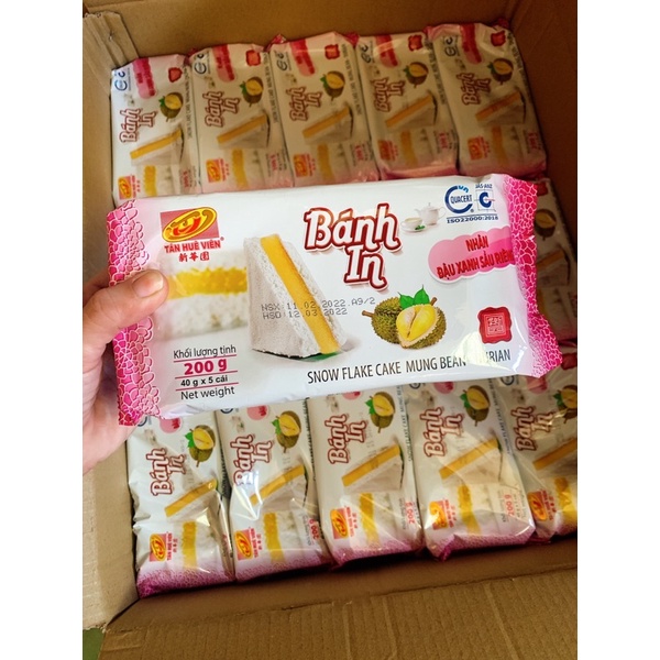 In  đậu xanh sầu riêng Tân huê viên