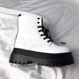 (HÀNG ORDER) Boots da lì đế cao thời trang 6cm