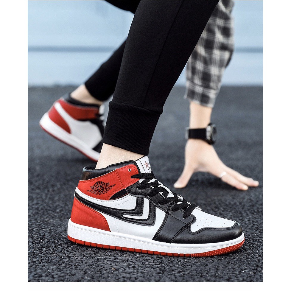 Giày bốt nam cổ cao đế khâu 2 màu New Venbu cao cấp phong cách đẹp độc lạ hott | BigBuy360 - bigbuy360.vn