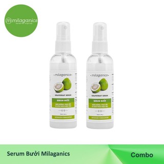 Combo 2 Serum Bưởi Milaganics - Trị rụng tóc, kích mọc tóc