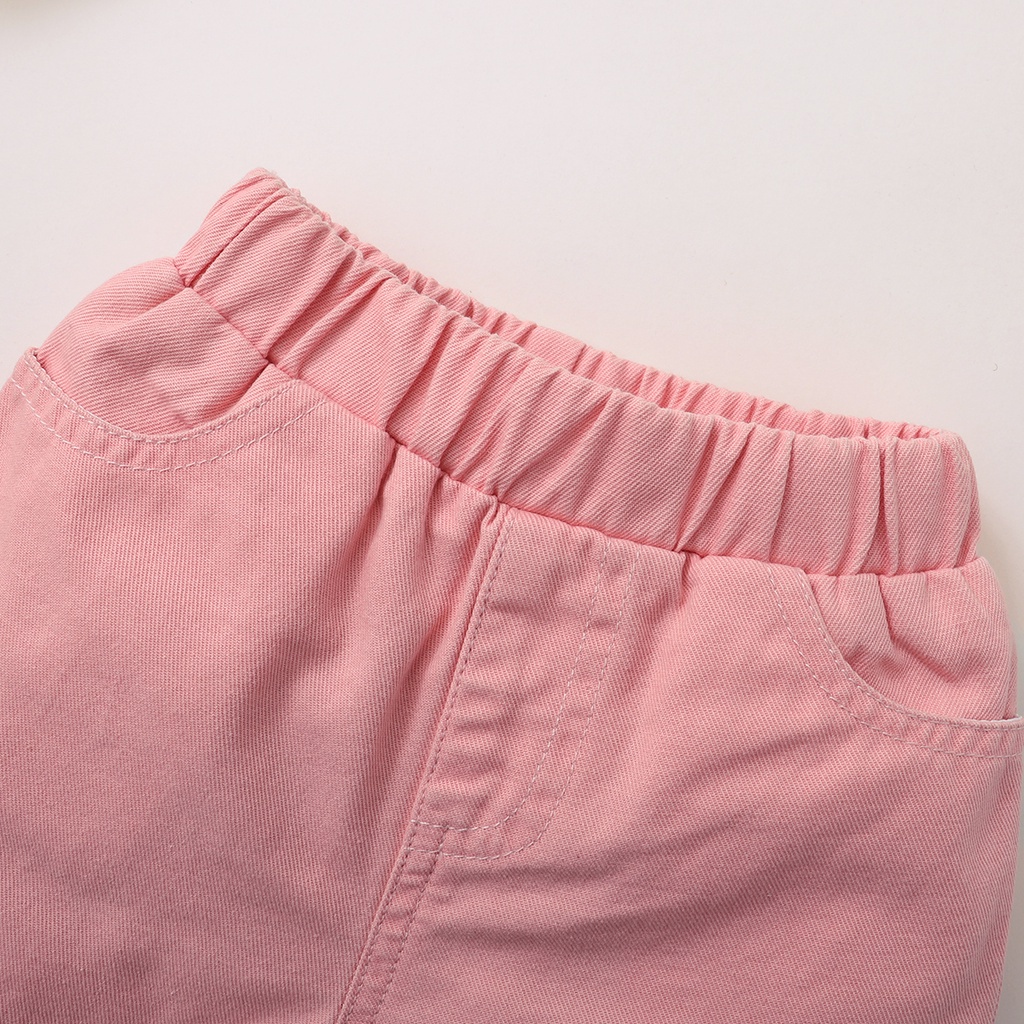 Set đồ 2 món Mikrdoo gồm áo hai dây in hoa và quần ngắn dễ thương mùa hè cho bé gái