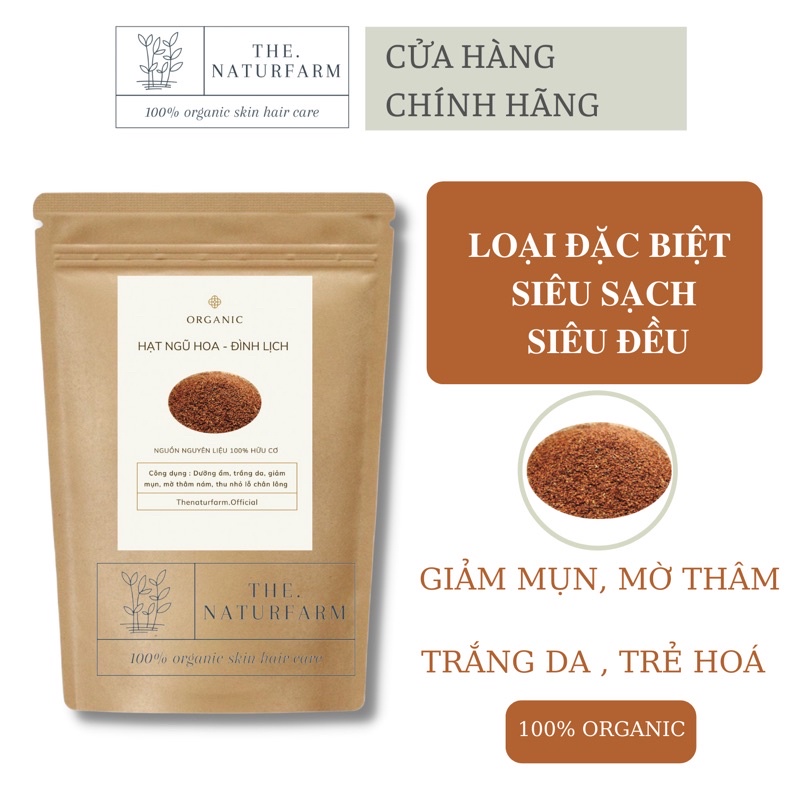 [Mã COSDAY giảm 8% đơn 150K] Hạt ngũ hoa nguyên chất Natufarm Organic 100gr , ngũ hoa hạt - hạt đình lịch loại 1