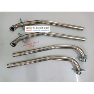 cổ pô wave inox 304 phi 27mm