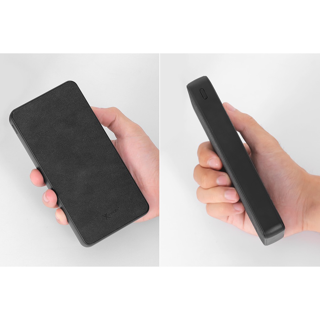 Pin sạc dự phòng Polymer 20.000mAh Type C PD QC3.0 Xmobile PowerBox P69D Đen