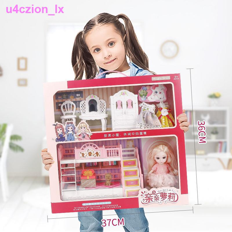 Barbie big suit girl công chúa baby cute búp bê bjd trẻ em đồ chơi cho bé gái 3 6 tuổi món quà