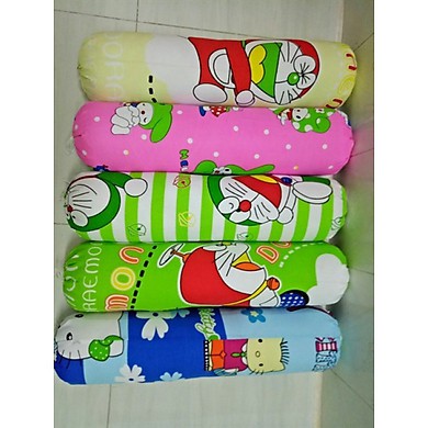 Set 2 Gối Ôm Katê Màu Hình In Dễ Thương Cho Bé ~ 57cm