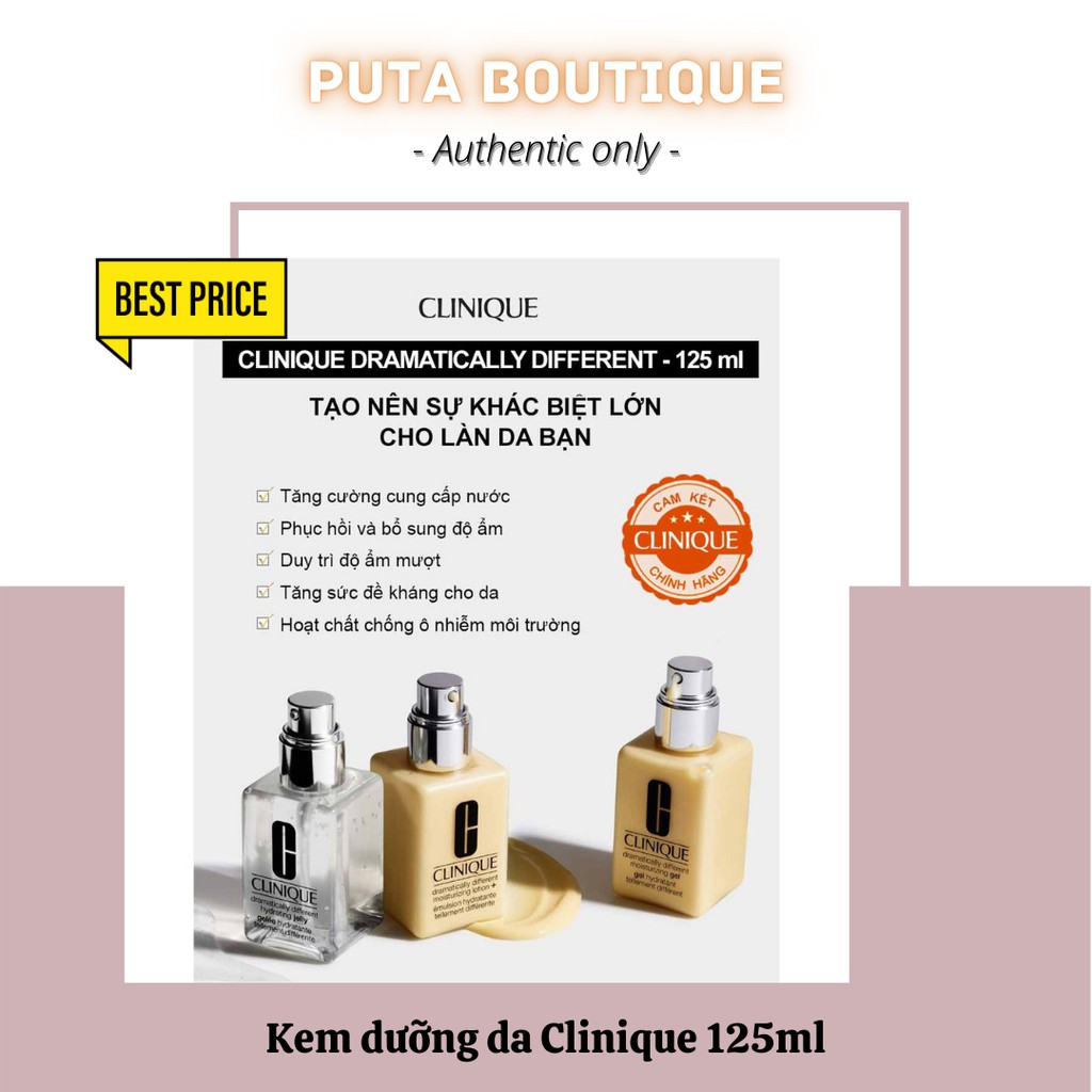 Kem dưỡng da Clinique lotion/gel/jelly