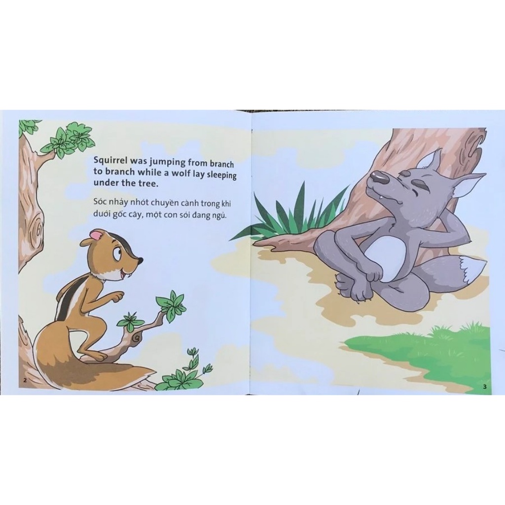 Truyện Tranh Ngụ Ngôn Thiếu Nhi - Sói Và Sóc