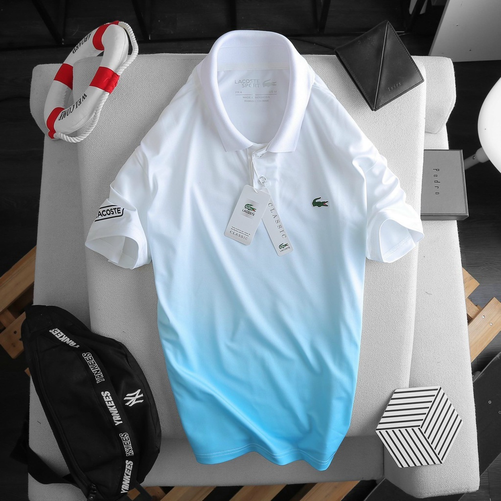 Áo polo nam màu loang LACOTE cấp vải cá sấu Cotton xuất xịn, chuẩn form