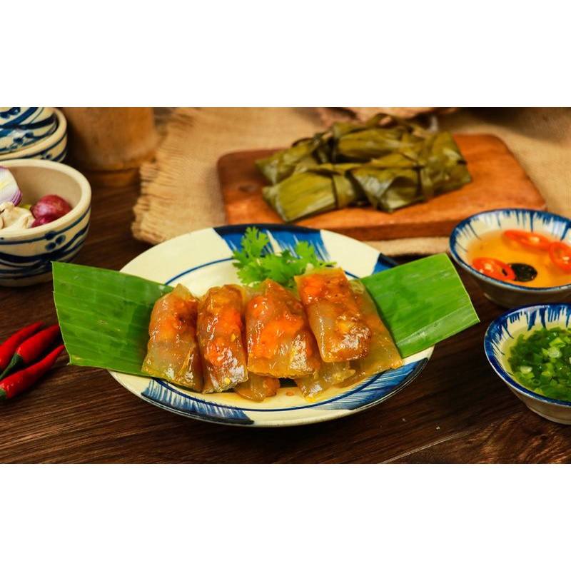 Bánh Bột Lọc Mặn Gói Lá Chuối (5 cặp 10 bánh) - Chuẩn vị Huế
