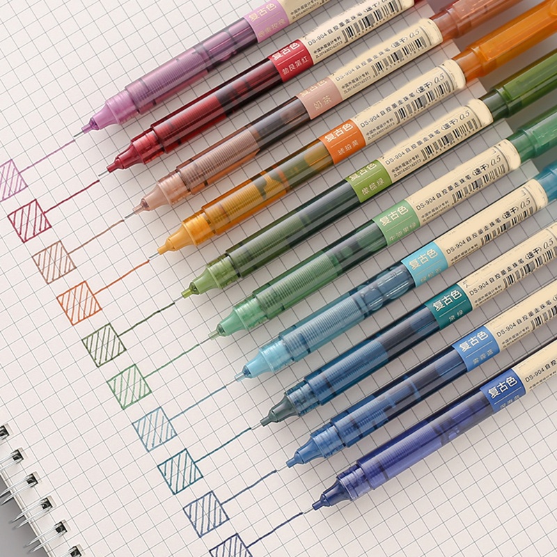 Bút Mực Gel Nhiều Màu Nhanh Khô Mềm Mượt Làm Quà Tặng Cho Học Sinh