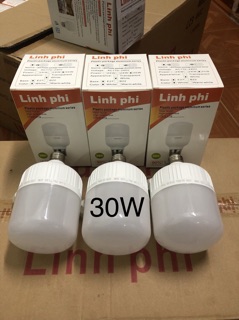 Combo 10 Bóng Trụ Led 30W đui xoáy e27.