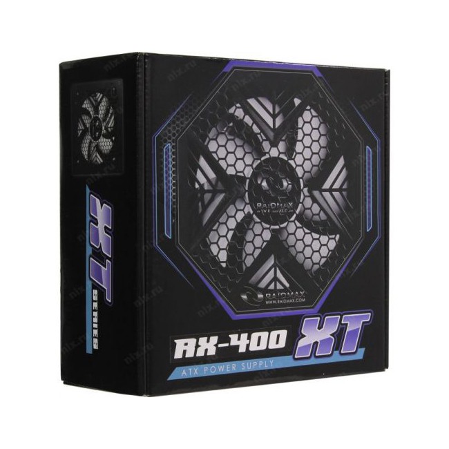 [Mã 159ELSALE hoàn 7% đơn 300K] Nguồn Máy Tính PSU RAIDMAX RX 400XT-400W-BẢO HÀNH 36 T