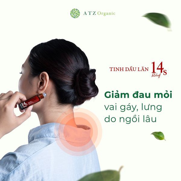 Tinh dầu lăn 2 trong 1 14S 14S2428 Relief 10ml