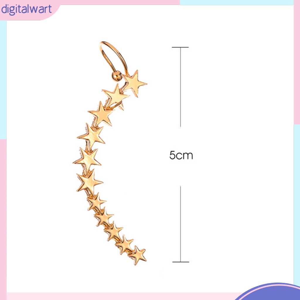 Khuyên vành tai hình ngôi sao năm cánh thời trang cho nữ