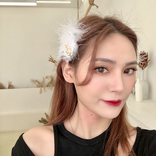 Kẹp tóc kiểu lông vũ thời trang dành cho nữ