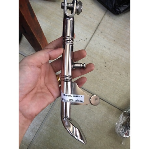 Chống nghiêng inox 304 đặc cho Dream, Wave, Ex150, Sirius, 67 và các loại xe - MSP:7474PO-TO-TJ