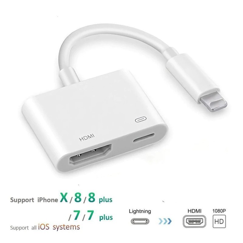 Cáp Lightning sang AV HDMI 4K USB Cable cho iPhone iPad Air / iPod