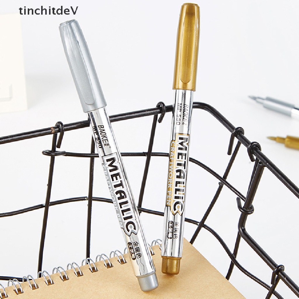 1 Bút Đánh Dấu Vĩnh Viễn Bằng Kim Loại Chống Nước DIY