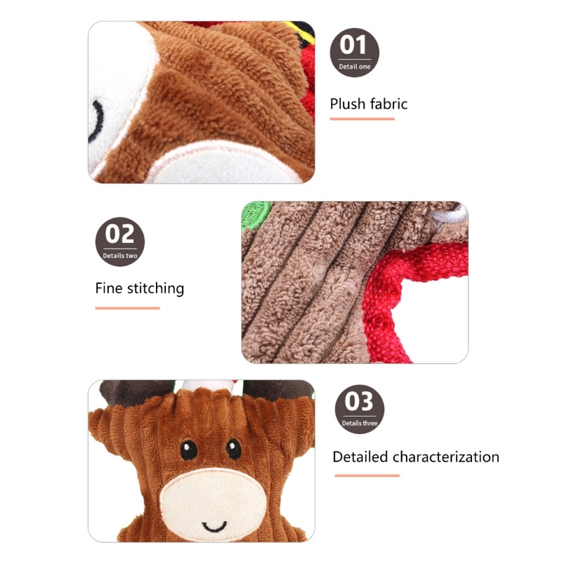 Đồ Chơi Nhồi Bông Mềm Mại Có Tiếng Kêu Vui Nhộn Dành Cho Chó Cưng