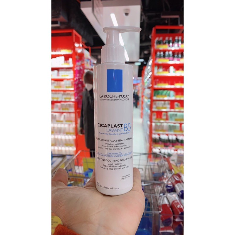SỮA RỬA MẶT PHỤC HỒI DA LA ROCHE CICAPLAST B5 200ML