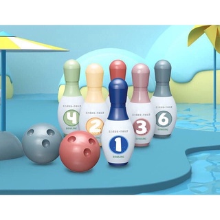 Đồ chơi BOWLING, trò chơi boling nén bóng cho bé
