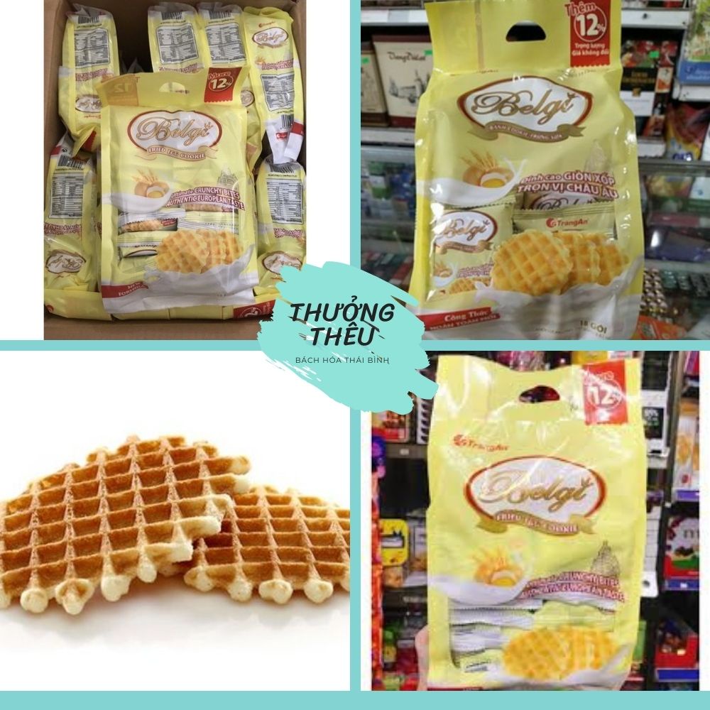 Bánh Trứng Sữa Belgi Tràng An gói 220g