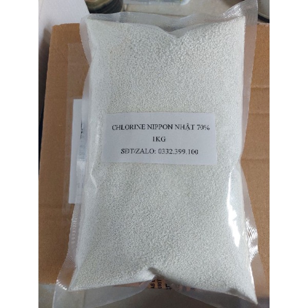 5kg - Chlorine  Nhật Bản 70% xử  lý nước, Hồ Bơi# gói 1kg