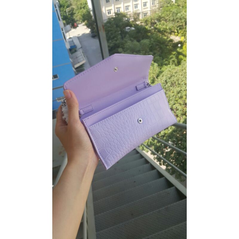 Ví tím Mango - hxt Nga kèm bill