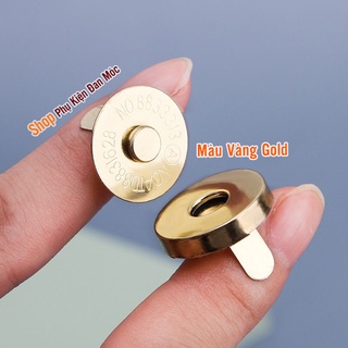Nút hít nam châm chân gài | Phụ kiện túi ví
