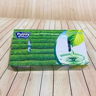 Combo 6 Hộp giấy lụa rút pulppy 100 tờ 2 lớp hương trà xanh.