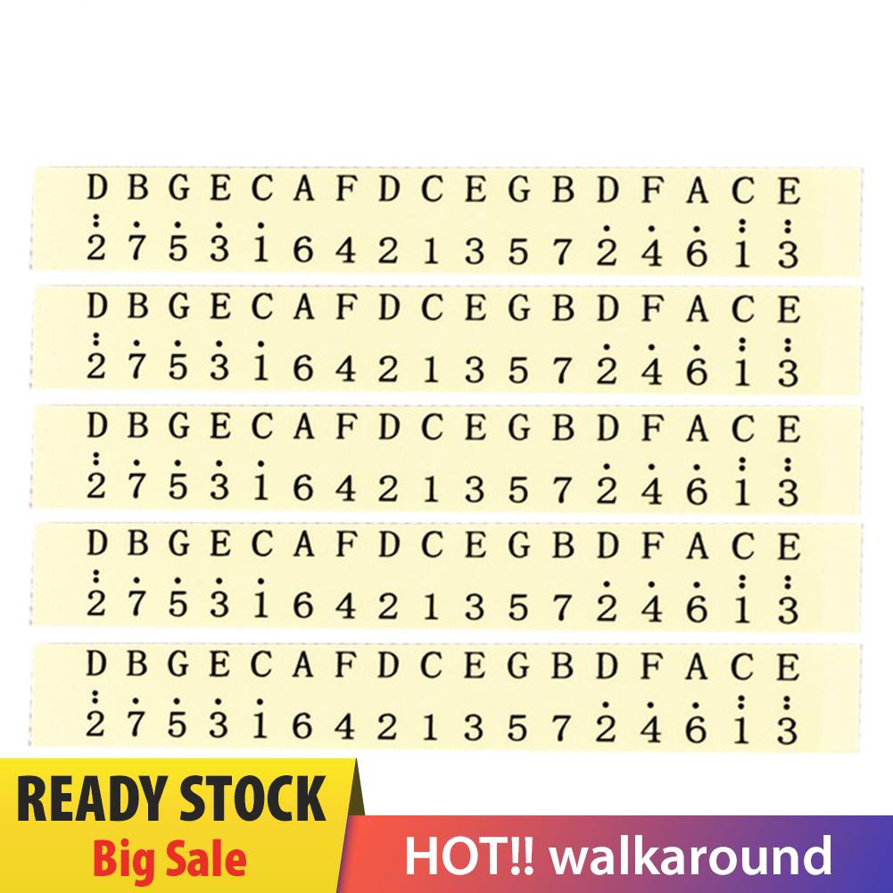 Bộ 5 Miếng Dán Trang Trí Đàn Kalimba