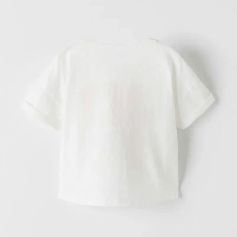 Aó zr trắng vịt daisy + minnie ❤️ FREESHIP ❤️ Aó zr trắng vịt daisy + minnie cho bé