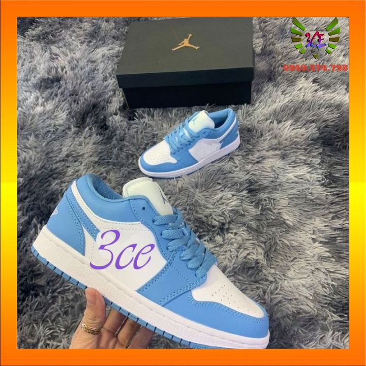 Giày thể thao sneaker jocdann 1 low xanh cổ thấp cho nam nữ