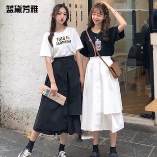 Chân váy xếp 3 tầng Ulzzang Hàn Quốc (Trắng và Đen)