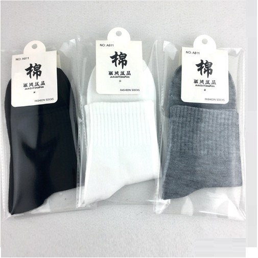 Combo 10 Đôi Tất Vớ Nam Cổ Cao Hàn Quốc Cao Cấp - Mã C347 / Set 10 Vớ Dài Cotton 4 Chiều Thấm Hút Siêu Tốt