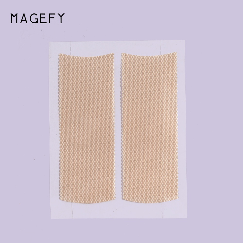 Set 20 miếng dán kích hai mí dạng lưới MAGEFY kèm nhíp trang điểm tiện dụng