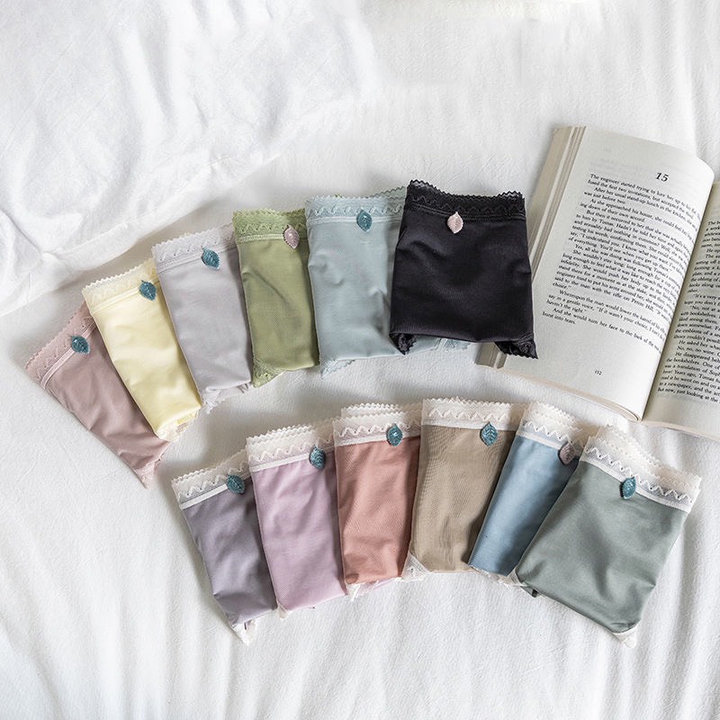 Quần lót nữ cạp vừa thun lạnh đa sắc siêu nhẹ siêu mát 848