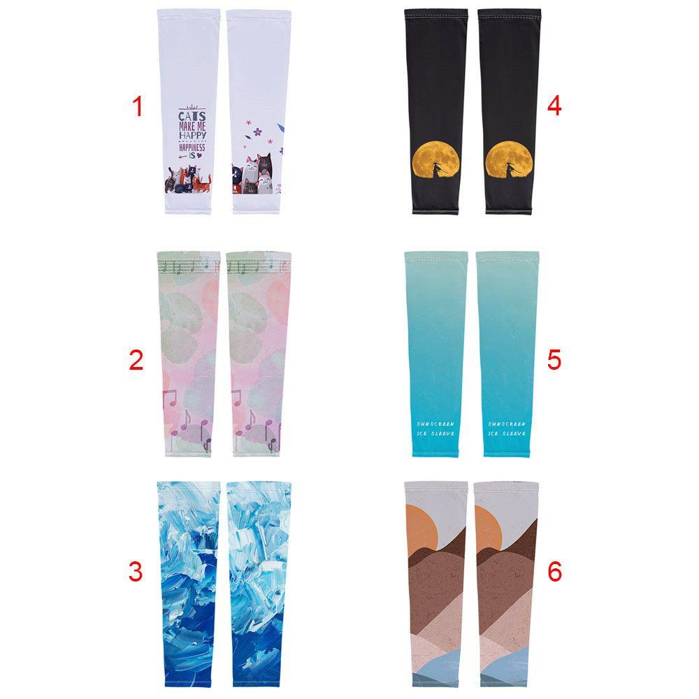 ZAIJIE24 Vỏ Bọc Cánh Tay Giữ Ấm Chống Tia UV Khi Chơi Thể Thao