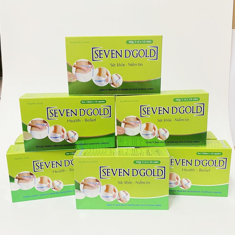 Seven D' GOLD viên uống giảm cân từ thiên nhiên