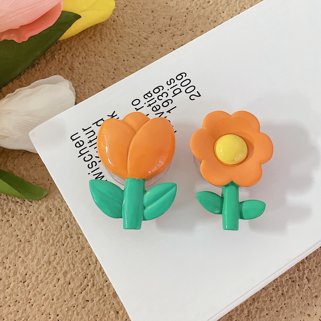 Đế Đỡ Điện Thoại Hình Hoa tulip Xinh Xắn Đứng