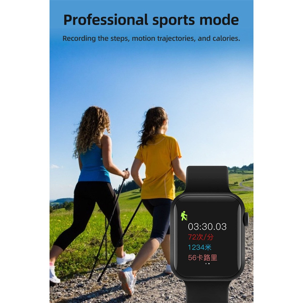 T900 Đồng hồ thông minh Đa chức năng Dây đeo cổ tay thông minh Nhịp tim và huyết áp giám sát chế độ đa thể thao Gọi nhịp tim Series 5